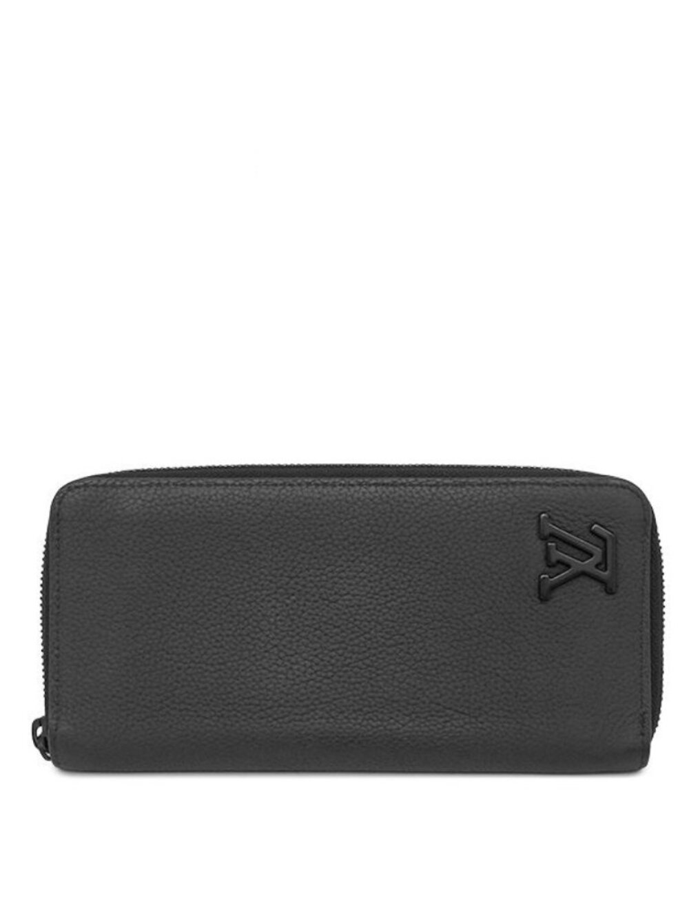 Louis Vuitton Wallet Zippy Vertical Leather Aerolog Lambskin Noir Black Zip